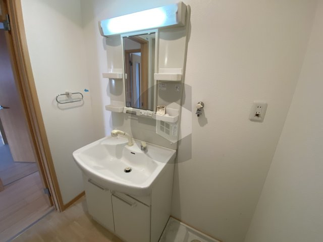 東大阪市森河内東１丁目のハイツの独立洗面台