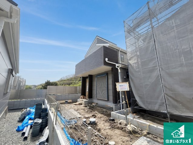 神戸市北区道場町日下部　第2期　新築一戸建ての前面道路含む現地写真|周辺は落ち着いた街並みの住宅地！子育てがしやすい住環境です！まだ未完成ですが、現地でしかわからない事もございます。是非一度ご覧ください。