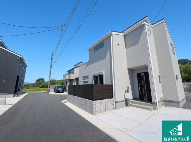 神戸市北区道場町日下部　第2期　新築一戸建ての前面道路含む現地写真|車通りの少ない前面道路！お子様がいらっしゃるご家族でも安心！