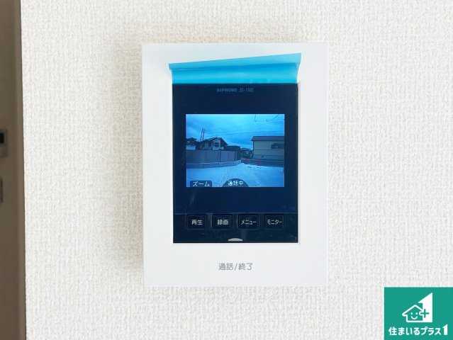 29日(土)30日(日)現地ご見学可能！　神戸市北区道場町日下部　第2期　新築一戸建ての防犯設備|カラーモニターインターホン！声だけでなく来訪者の姿や顔がモニターで確認できるので、小さなお子様がいらっしゃるご家庭でも安心できます！