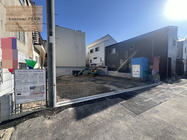 大阪市鶴見区中茶屋1丁目　A号棟の前面道路含む現地写真