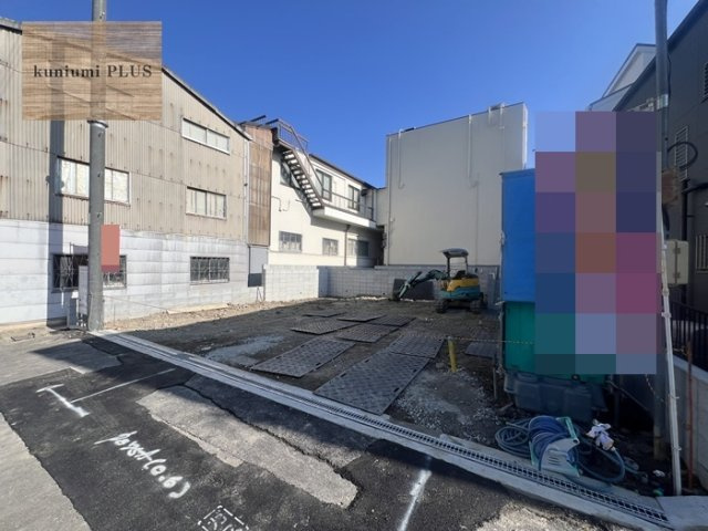 大阪市鶴見区中茶屋1丁目　A号棟の前面道路含む現地写真