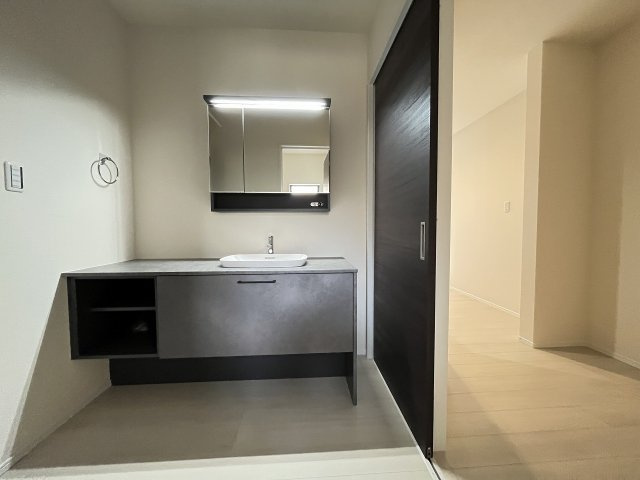 【洗面所】 | 福岡市南区長住5丁目第2　1号棟（全3棟）【仲介手数料無料・0円】 | 現地写真。