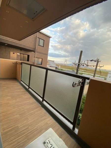 久光マンションのバルコニー