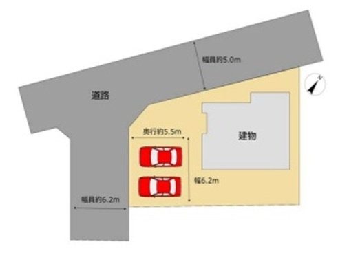 中古戸建　滑川町月の輪7-8-4（リフォーム住宅）の区画図