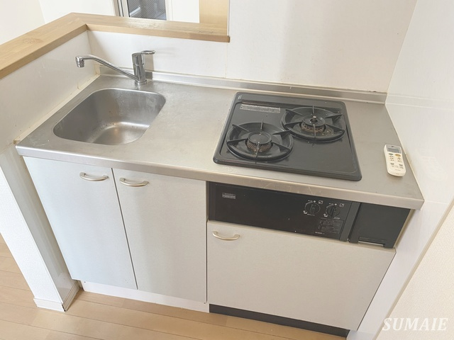 暫草のキッチン|2口ガスコンロのキッチン！