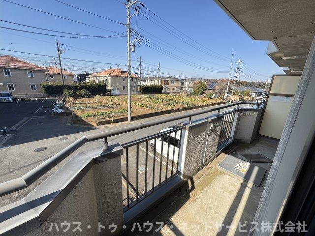 平和マンションのバルコニー