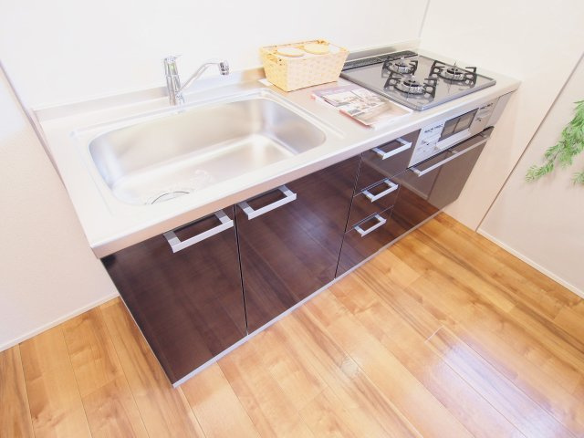 クレール山ノ代　B棟のキッチン