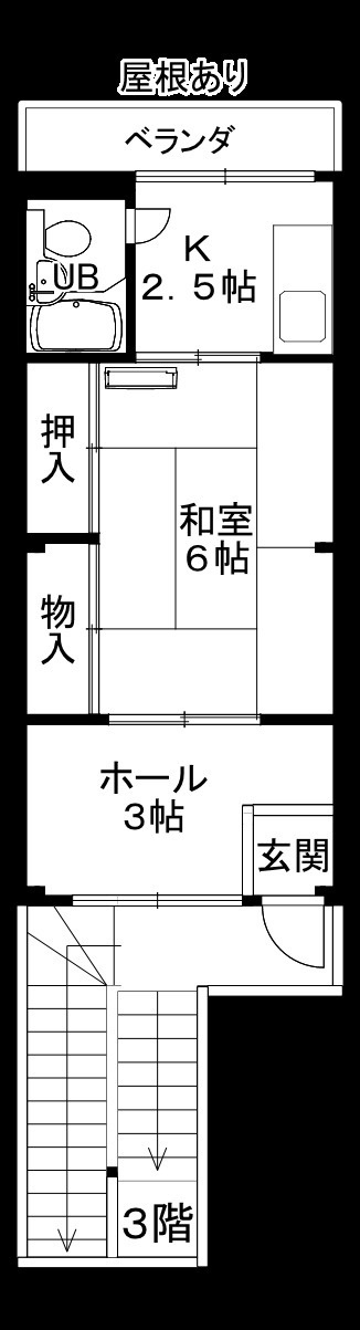 京都市南区東九条西山町の賃貸マンションの間取り