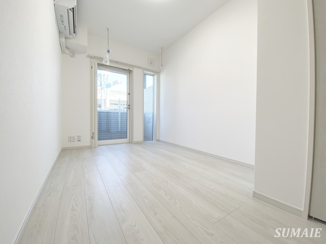 MELDIA与野本町Ⅲの居間・リビング|ホワイトフローリングのお部屋☆