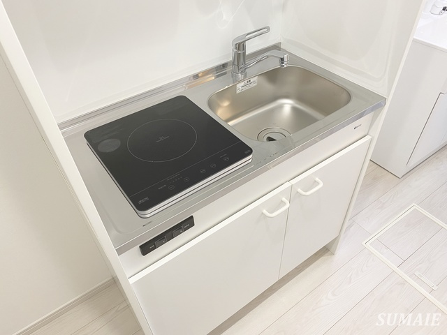 MELDIA与野本町Ⅲのキッチン|お手入れ簡単なIHコンロ☆