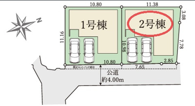 【区画図】 | Terrechez姫路市八代１期 | 区画図