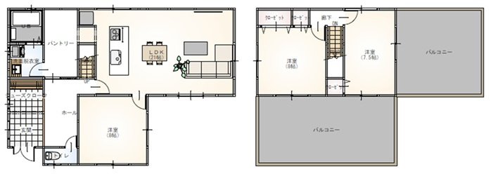 【間取り】の画像