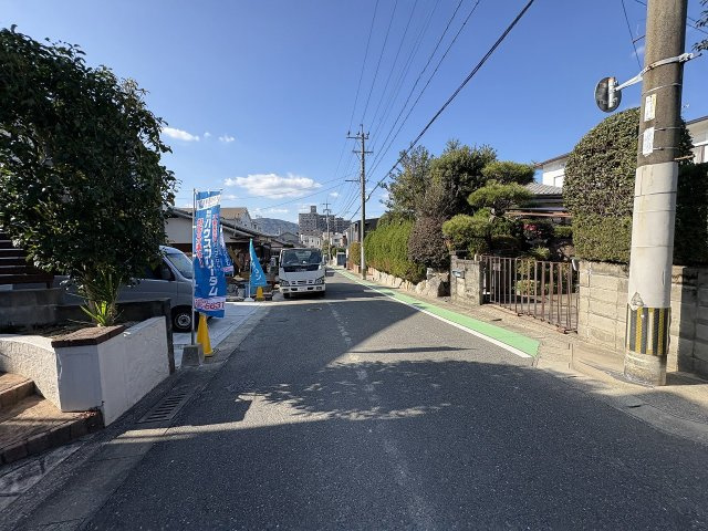 【その他】 | 福岡市南区長住7丁目1期Y　1号棟（全2棟）【仲介手数料無料・0円】 | 現地写真。前面道路です。