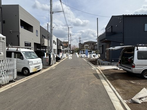 【仲介手数料０円】相模原市中央区田名　新築一戸建て　全19区画の前面道路含む現地写真|相模原市中央区田名　新築一戸建て　全19区画