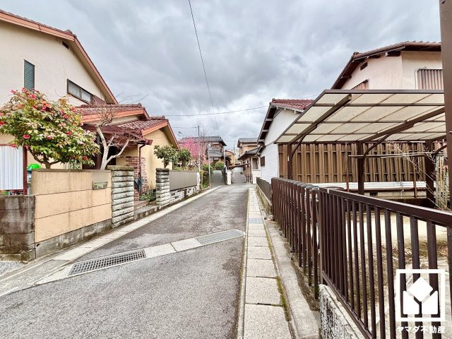 大津市神宮町の前面道路含む現地写真