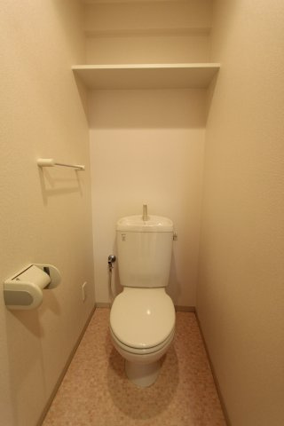 ヒルズ楠南のトイレ|落ち着いた色調のトイレです