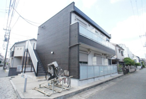 川崎市多摩区宿河原１丁目のアパートの外観