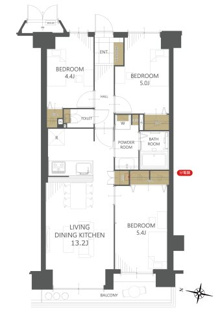 【間取り】モアステージ綾瀬 