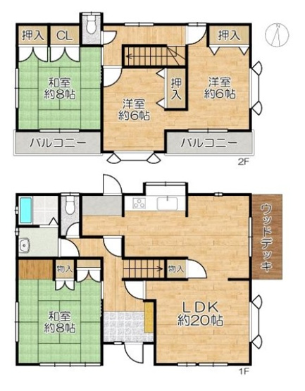 【間取り】 | 神戸市垂水区塩屋町字大谷　中古戸建
