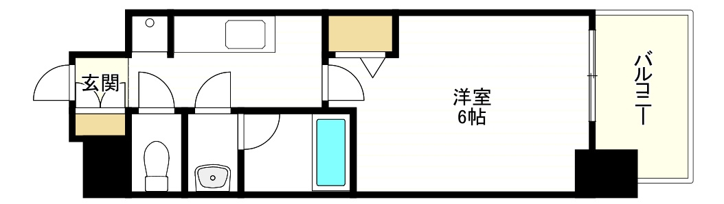 フォーリアライズ難波リアンの間取り