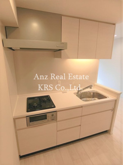 【キッチン】 | ブランズ北堀江プレイス | 2口ガスコンロ、グリルもついています！