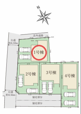 【区画図】 | Terrechez姫路市飾磨区構１期 | 区画図