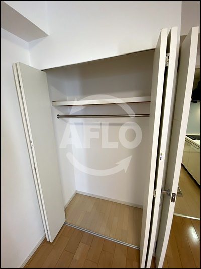 クラウンハイム北心斎橋フラワーコートの収納|クラウンハイム北心斎橋フラワーコート　クローゼット