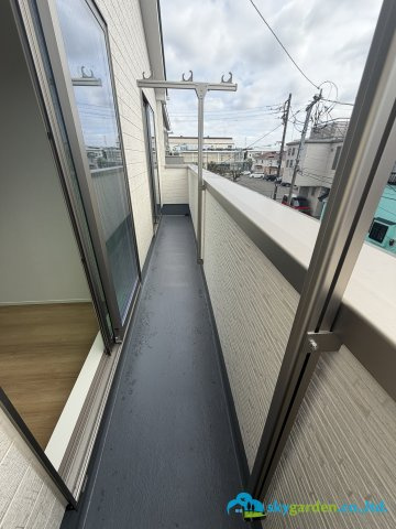 平塚市四之宮9期1棟　新築戸建　全1棟1号棟のバルコニー