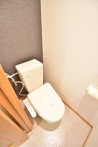 大阪市城東区成育２丁目の賃貸マンションのトイレ