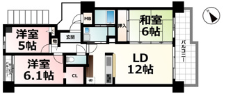 【間取り】 | ラヴェスト大津壱番館