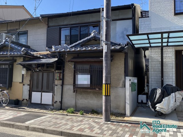 紫竹上竹殿町 京町家の外観