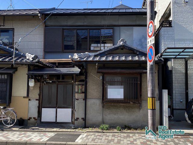 紫竹上竹殿町 京町家の外観