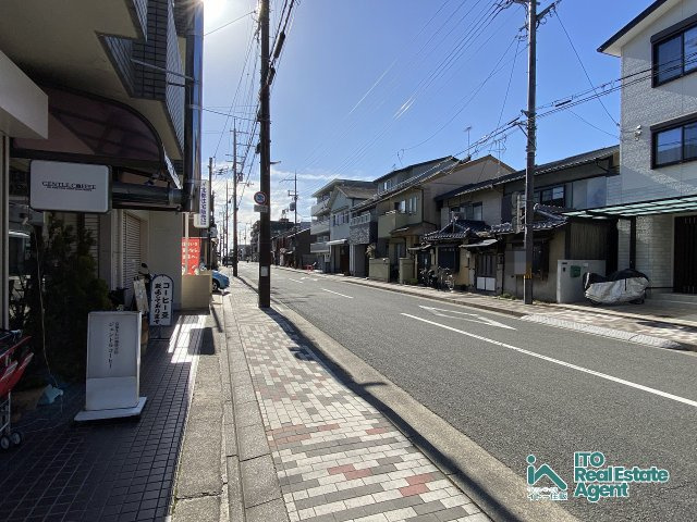 紫竹上竹殿町 京町家の前面道路含む現地写真