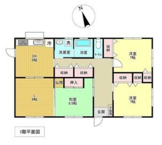 売戸建　結城市新福寺の間取り