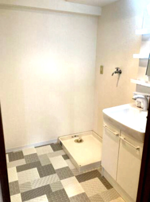 【設備】 | ヴィラ・デル・ソル | 室内洗濯機置き場
※イメージ　同物件別号室の写真