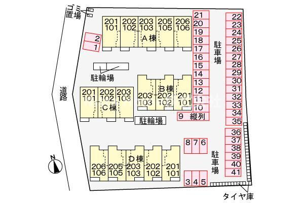フォレストＣの区画図
