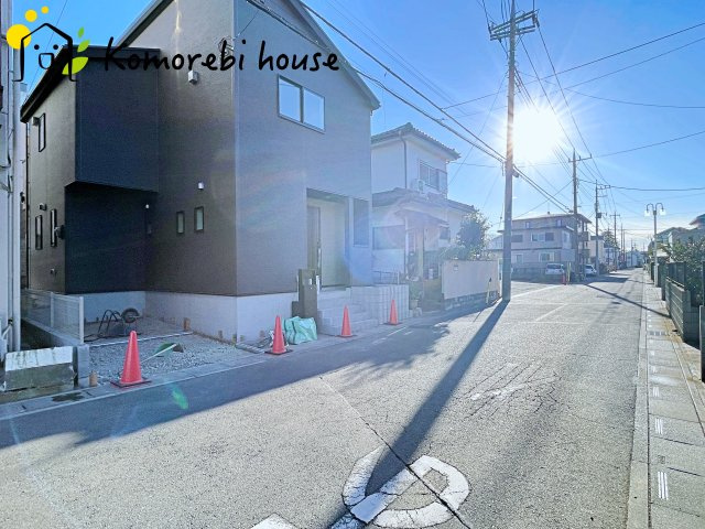 さいたま市北区吉野町　第1期　新築一戸建て　リナージュ　01の前面道路含む現地写真|26.1.23撮影済み