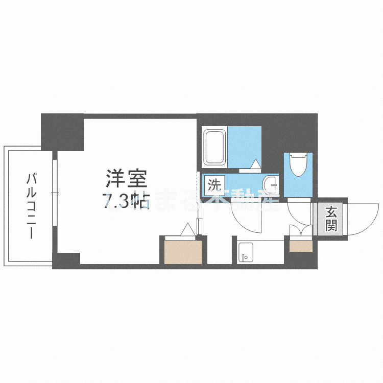 S-RESIDENCE南堀江の間取り