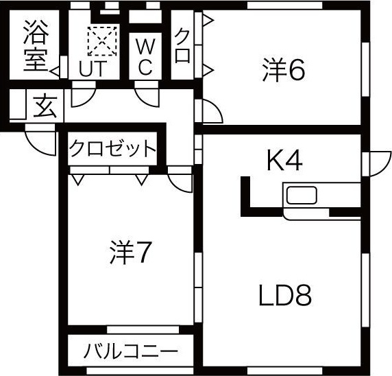 レジデンス中田 A棟の間取り