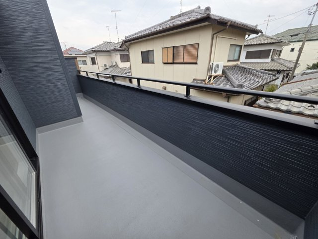 リーブルガーデン．S　深谷上野台第23　のバルコニー|２号棟現地バルコニー（2026年04月07日）撮影