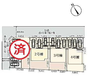 リーブルガーデン．S　深谷上野台第23　の区画図|現地区画図