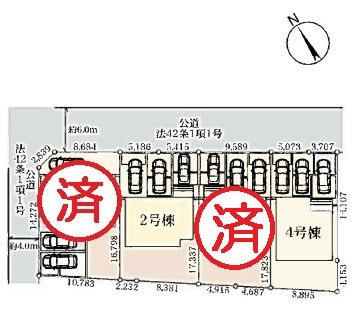 リーブルガーデン．S　深谷上野台第23　の区画図|現地区画図