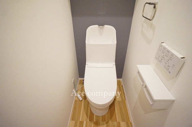 【トイレ】 | 東大阪市足代3丁目 | トイレは1階と2階の2ヶ所に完備♪こちらは1階のシャワートイレです☆