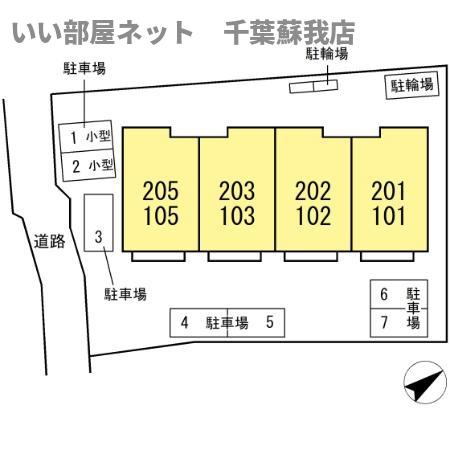 バニュルスⅥの区画図