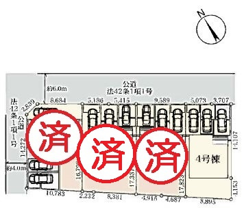 リーブルガーデン．S　深谷上野台第23　の区画図|現地区画図