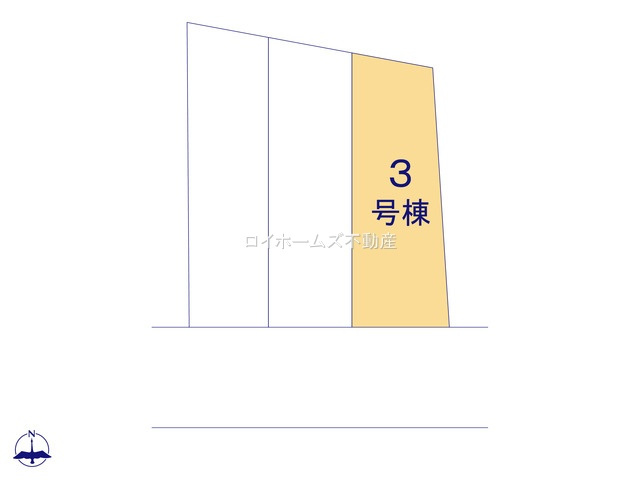 【区画図】 | 犬山市大字塔野地字南ノ切71『仲介料無料』新築戸建て | 3号棟