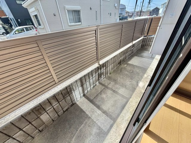 ソレイユ東阿保のバルコニー