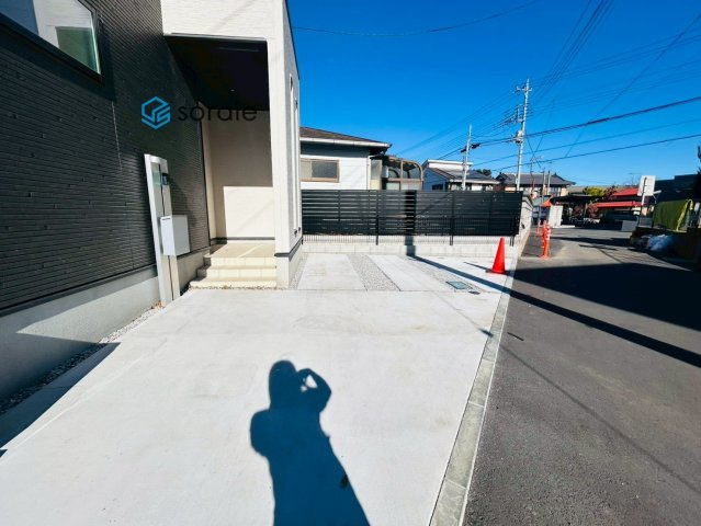 所沢市上新井5期全3棟　新築戸建　ティアラの駐車場|令和7年12月18日撮影。