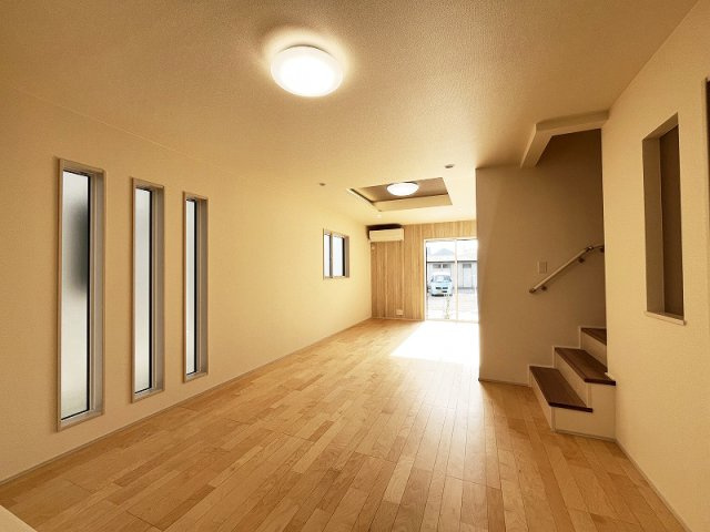 【居間・リビング】 | 西東京市住吉町4丁目　新築一戸建住宅　全2棟　(保谷店) | 暮らしの中心となるリビングは、ご家族で心地良く過ごせる空間に。